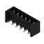 PCB plug-in connector, male header, closed side, THT/THR solder connection, 5.08 mm, Number of poles: 6, 270°, Solder pin length (l): 1.5 mm, tinned, black, Tape thumbnail 3