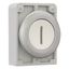 M30C-FD-W-X1 Pushbutton, RMQ-Titan, Flat, momentary, White, inscribed, Metal bezel thumbnail 7