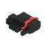 PCB plug-in connector, female plug, 7.62 mm, Number of poles: 4, 180°, PUSH IN with actuator, PUSH IN without actuator, Clamping range, max. : 10 mm², Box thumbnail 4