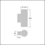CESAR AMP M U/D 2L930MB RD ANT - LED wall mounted luminaire thumbnail 2