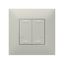 CONNECTED LIGHT SWITCH WITH NEUTRAL 2-GANG 2X250W VALENA NEXT ALU (CT  thumbnail 2