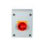 P3-63/SE3/SVB Main switch, P3, 63 A, surface mounting, 3 pole, Emergency switching off function, With red rotary handle and yellow locking ring, Lockable in the 0 ( thumbnail 2