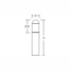MEGA LATERNE R, 10 W, 640 lm, 830, silver, on/off Bollards, D 115 H 10 thumbnail 4