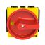 P3 Main switch, 80 A,Flush mounting, 3 pole, Form EA/SVB, Red, Door co thumbnail 4