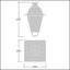 EP445 24L70-827 CD-A BPS CL2 W5M MTP - LED Amenity lighting lantern thumbnail 3