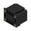 PCB plug-in connector, male header, Flange, THT/THR solder connection, 3.81 mm, Number of poles: 8, 90°, Solder pin length (l): 3.2 mm, tinned, black, Box thumbnail 3