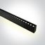 BLACK 48pcs SPOTS 40W 34d UGR17 + UPLIGHT 20W 120d CW 1300mm 230V DARK LIGHT thumbnail 1