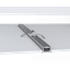 Building-in aluminium profile for 1 LED strip, wing profile SMALL, black, length 2m thumbnail 2