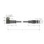 Actuator and Sensor Cable, PUR Extension Cable   WKS4.5T-15-RSS4.5T/TXY3013 thumbnail 2