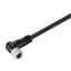 Sensor/actuator line, One end without connector, M8, Number of poles : 3, 3 m, Socket, angled, Shielded: No, LED: No, Sheath material: PUR, Halogen: No thumbnail 1