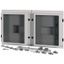 XTMP2N4W4CC-H550W1000 Front cover for 2x NZM4, withdrawable, HxW=550x1000mm, IP55, grey thumbnail 2