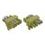 T-distribution connector 4-pole Cod. B light green thumbnail 2