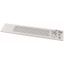 XME0404CV Front cover, +mounting kit, vertical, empty, HxW=100x425mm, grey thumbnail 1