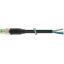 M8 male 0° A-cod. with cable PUR 3x0.25 bk 40.0m thumbnail 1