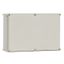Polyester case with cover, grey, 270x180x171mm thumbnail 1