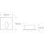 WHITE RECESSED IP54 3W WW 100-240V thumbnail 2