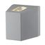 OUT-BEAM R7s wall light, silver-grey, max. 150W, IP44 thumbnail 4