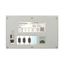 Touch panel XV-102, 24 V DC, 7 Inch, 1 x USB, 1 x RS-232, 1 x RS-485,  thumbnail 3