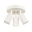 MINIMALIST BEIGE CEILING LAMP FROM THE CARBON SERIES, ADJUSTABLE SPOTLIGHTS, ROUND ROSETTE 3XGU10 thumbnail 3