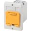 E-PKZ01-SVB Insulated enclosure, E-PKZ0, H x W x D = 129 x 90 x 128 mm, flush-mounted, + yellow padlock device thumbnail 4