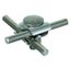 MMV clamp StSt f. Rd 6-8mm with truss head screw thumbnail 1