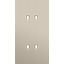 Twofold faceplate, vertical 71 mm centre distance, for 2 Niko Toggle s thumbnail 4