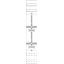 1ZF51 Meter panel, 1350 mm x 250 mm (HxW), Number of Rows: 0, Panel Width: 1 thumbnail 1