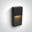 ANTHRACITE WALL LIGHT 3W CCTV IP65 DARK LIGHT 230V thumbnail 1