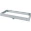 BPZ-KR8.50/400 Cable arrangement plinth for floor standing distribution board IP54, HxWxD=75x850x400mm, grey thumbnail 3