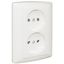 MONOBLOC DOUB SAF SINGLE PHASE SOCKET WHITE thumbnail 1