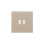Finishing set for dual smart USB-C charger, champagne coated thumbnail 4