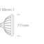 R111 GU10 13W CW 45deg 230V thumbnail 2