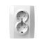 SOCKET SCHUKO DOUBLE 2P+E 16A 250V~ PW 4417003 thumbnail 1