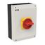 P3 Main switch, 80 A,Surface mounting, 4 pole, Form I5/SVB, Red, Door  thumbnail 5
