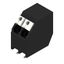 Printed circuit board terminals, 3.50 mm, Number of poles: 2, 135°, black, PUSH IN with actuator, Clamping range, max. : 1.5 mm², Tape thumbnail 2