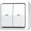 2-gang blind switch/push-button 10 AX 609VAWW thumbnail 2