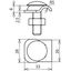 Clamping frame Rd 6-10mm StSt with truss head screw and M10 nut thumbnail 2