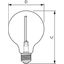 LED classic 15W G93 E27 smoky ND SRT4 thumbnail 3