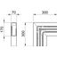 GK-F70170LGR Flat angle  70x170mm thumbnail 2