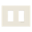Frame 1+1 modules - Niessen logo - White thumbnail 1