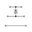 Component terminal block triple-deck with diode 1N4007 gray thumbnail 2