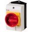 T0-3-15681/I1/SVB Main switch, T0, 20 A, surface mounting, 3 contact unit(s), 3 pole + N, 1 N/O, 1 N/C, Emergency switching off function, With red rotary handle and yel thumbnail 1