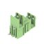 PCB plug-in connector, male header, open side, THT solder connection, 5.08 mm, Number of poles: 4, 90°, Solder pin length (l): 3.2 mm, tinned, Pale green, Box thumbnail 6