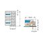 THT female header angled Pin spacing 5 mm light gray thumbnail 2