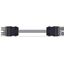 pre-assembled interconnecting cable Eca Socket/plug white thumbnail 1
