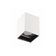 Ceiling luminaire housing ARIES, PC, 77x100mm, IP20, max. 20 W, square, white/black thumbnail 1