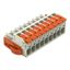 1-conductor female connector lever Push-in CAGE CLAMP®, light gray thumbnail 1