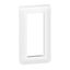 Cover plate 5-module vertical white thumbnail 2