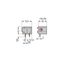 Stackable PCB terminal block 2.5 mm² Pin spacing 10/10.16 mm orange thumbnail 4