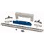 XTSGFBA-W300 Base frame for busbar connection access, transition, W=300mm, grey thumbnail 1